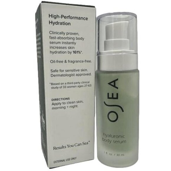 OSEA Hyaluronic Body Serum 1oz/ 30mL Deluxe Travel Size NEW in Box - Picture 2 of 3
